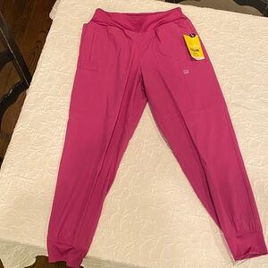 Wink Raspberry jogger Scrub Pants